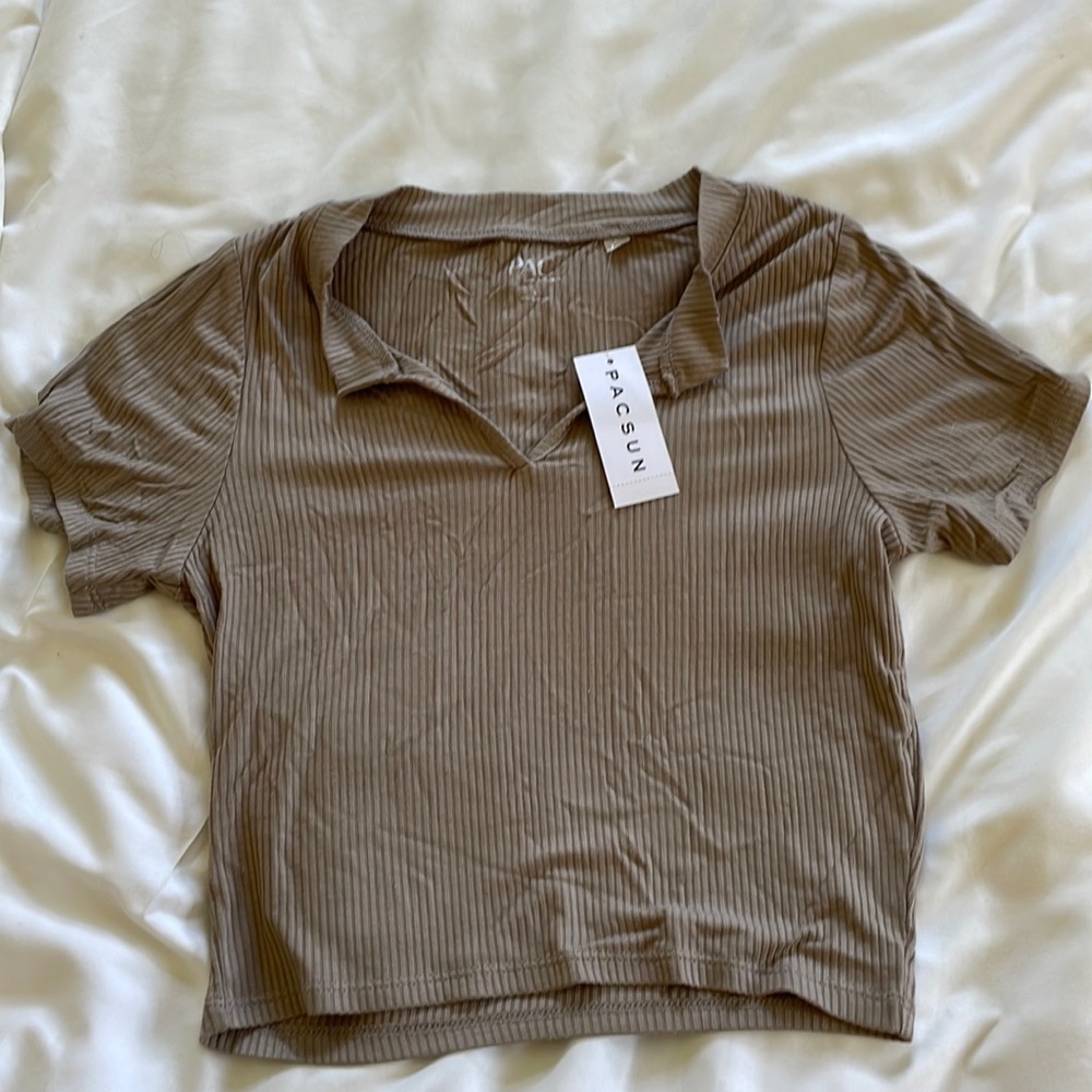 Pacsun v neck crop top